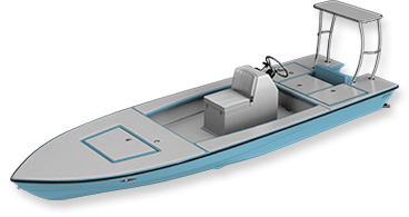 skiff - professional 3d render