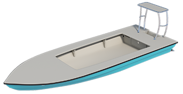skiff - eldora 3d render