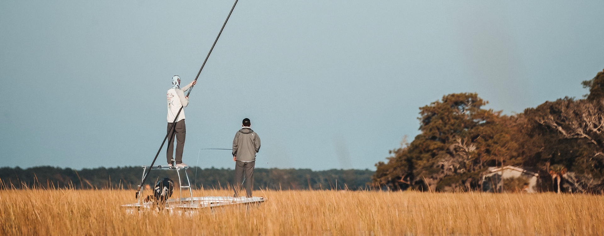 HB Skiff in the grass