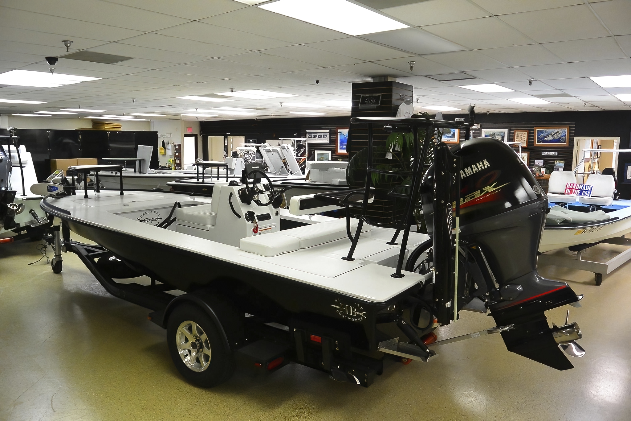 HB Marquesa on a Ram-Lin Trailer with the optional blackout package.