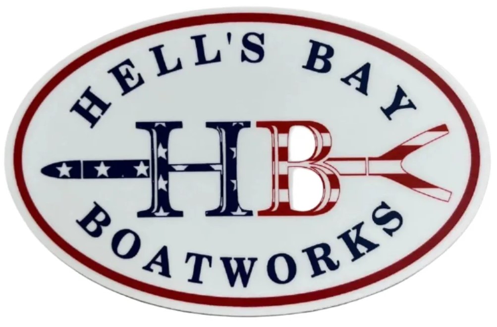 Hells Bay Oval sticker